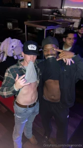 Having a good time with my bro