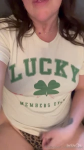 St patty s day energy had me bold naughty sitting in the parking lot