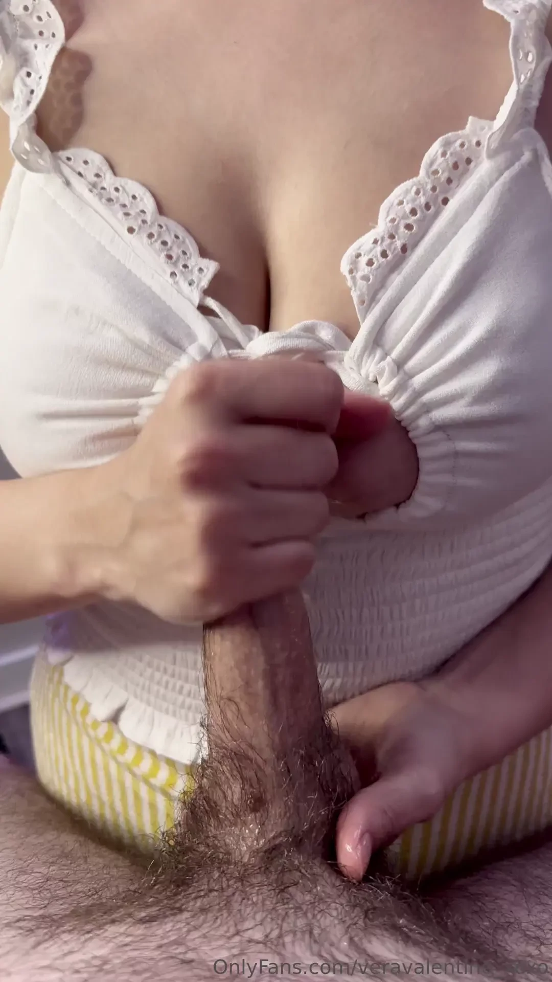 Happy hump day enjoy the pov cumshot between my big tits 