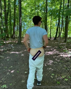 Can you guess what i m doing in that forest