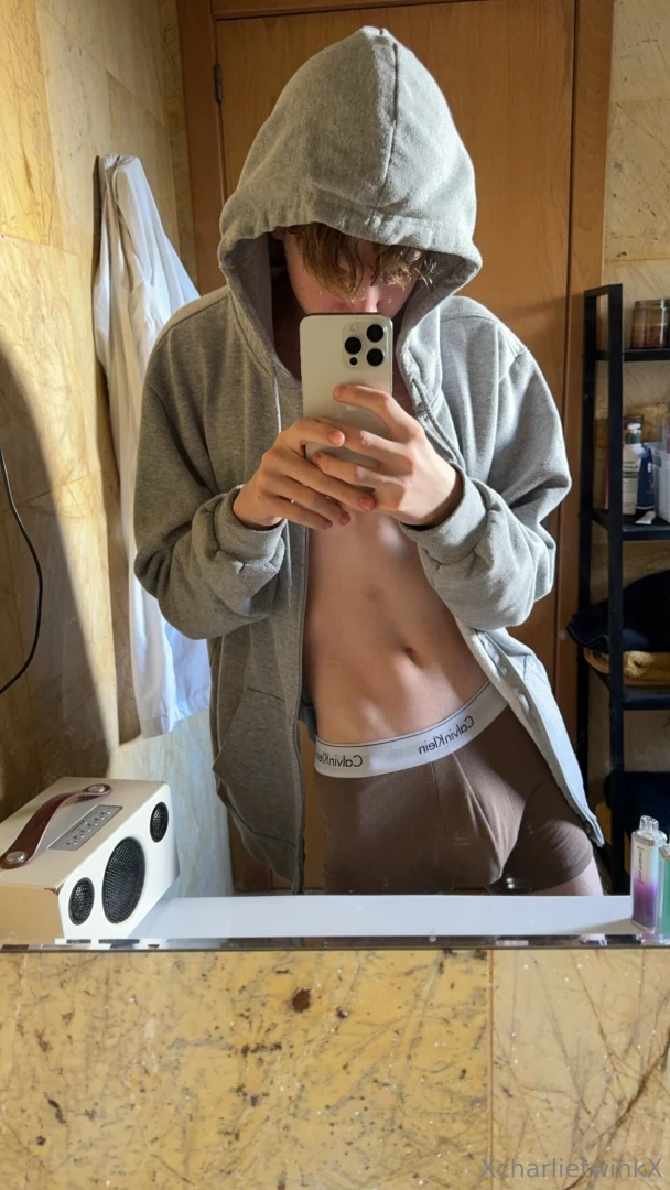 My shirt got wet again in the shower looks like it s a no shirt day 