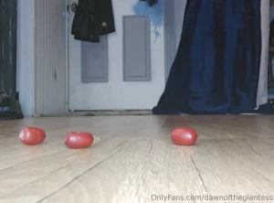 Grapes under my heels simple video i walk back and forth in my high