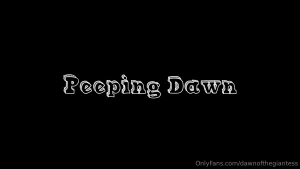 Peeping dawn unaware journey followed by thigh crush you climb up my