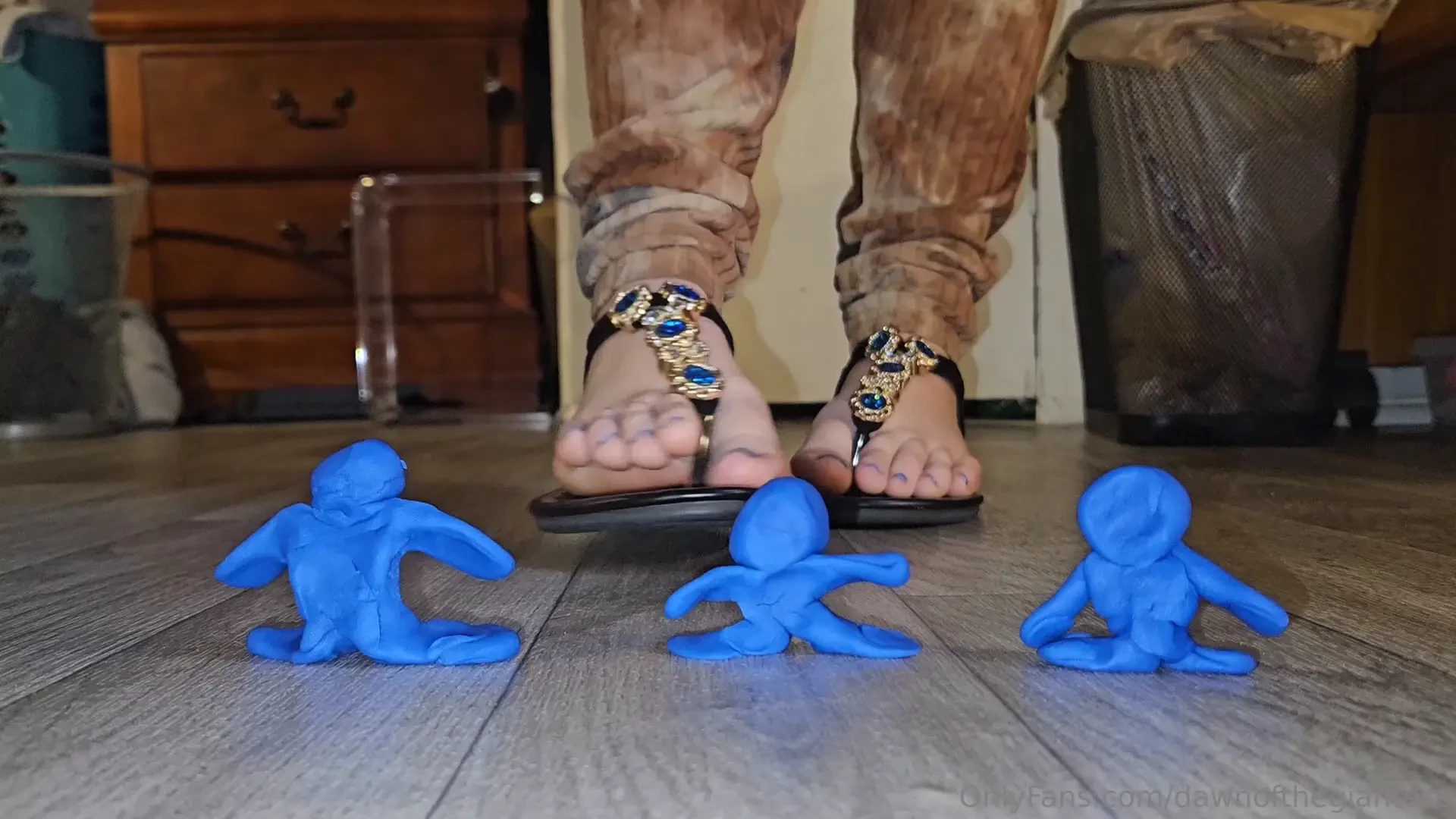 3 clay men i find three tiny clay men on my floor i m immediately 