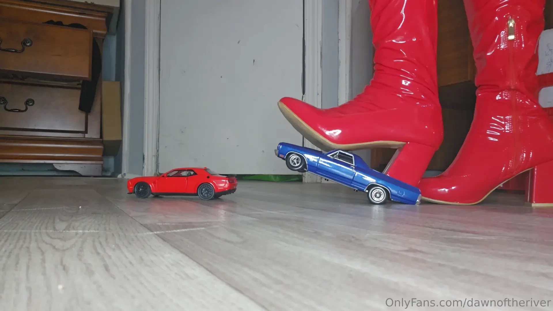 Boots socks and barefoot car play i have some fun with these 2 cars 