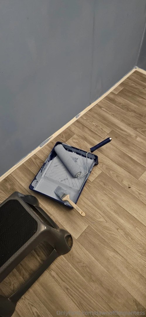 Almost done painting my room blue should look nice for my city diorama part 1 