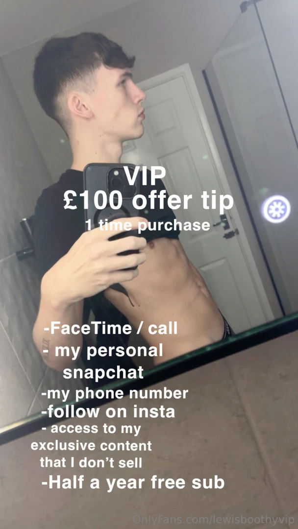 Vip experience if anybody wants the above tip 100 to my dms and be 