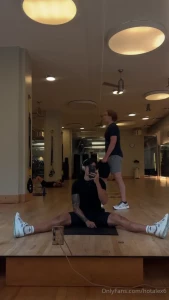 Today was stretching what do you usually do at the beginning of