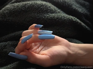 He took some creepshots of my new nails while i was sleeping i love it part 2