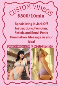 I will be with fapcakesenpai next month and we are accepting custom