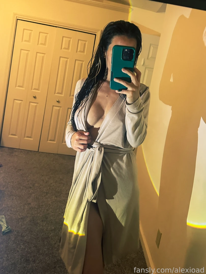 Fresh from the shower wrapped in a robe and feeling way too tempted to 