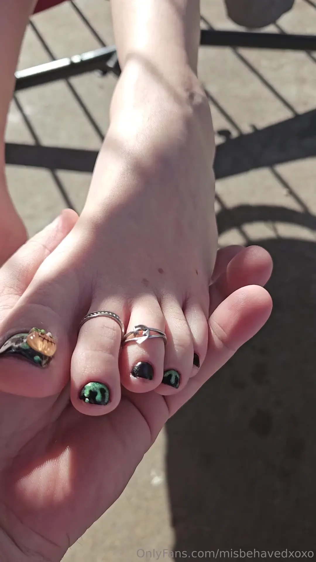 He loves these feet just as much as you boys 