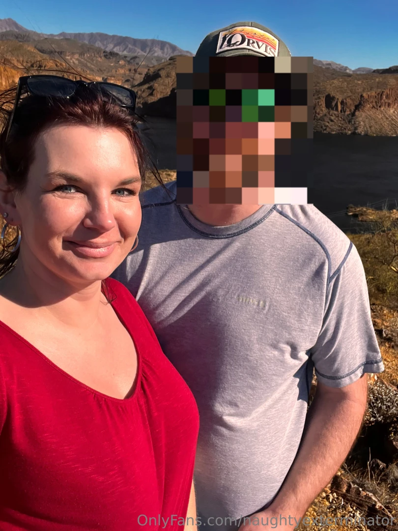 One of our first naughty adventures in arizona was climbing up on this 