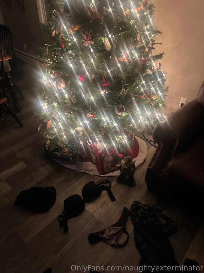 Time to take off the ornaments to put away for next year we got a 