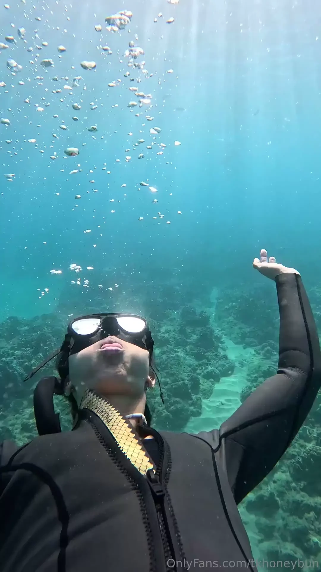 Sometimes the current is too strong to blow bubble rings and you wind 