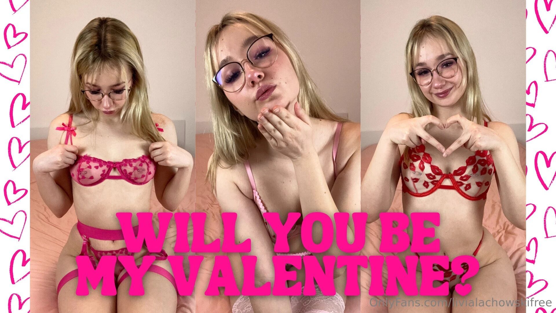 Will you be my valentine spend this romantic time with me just the two 