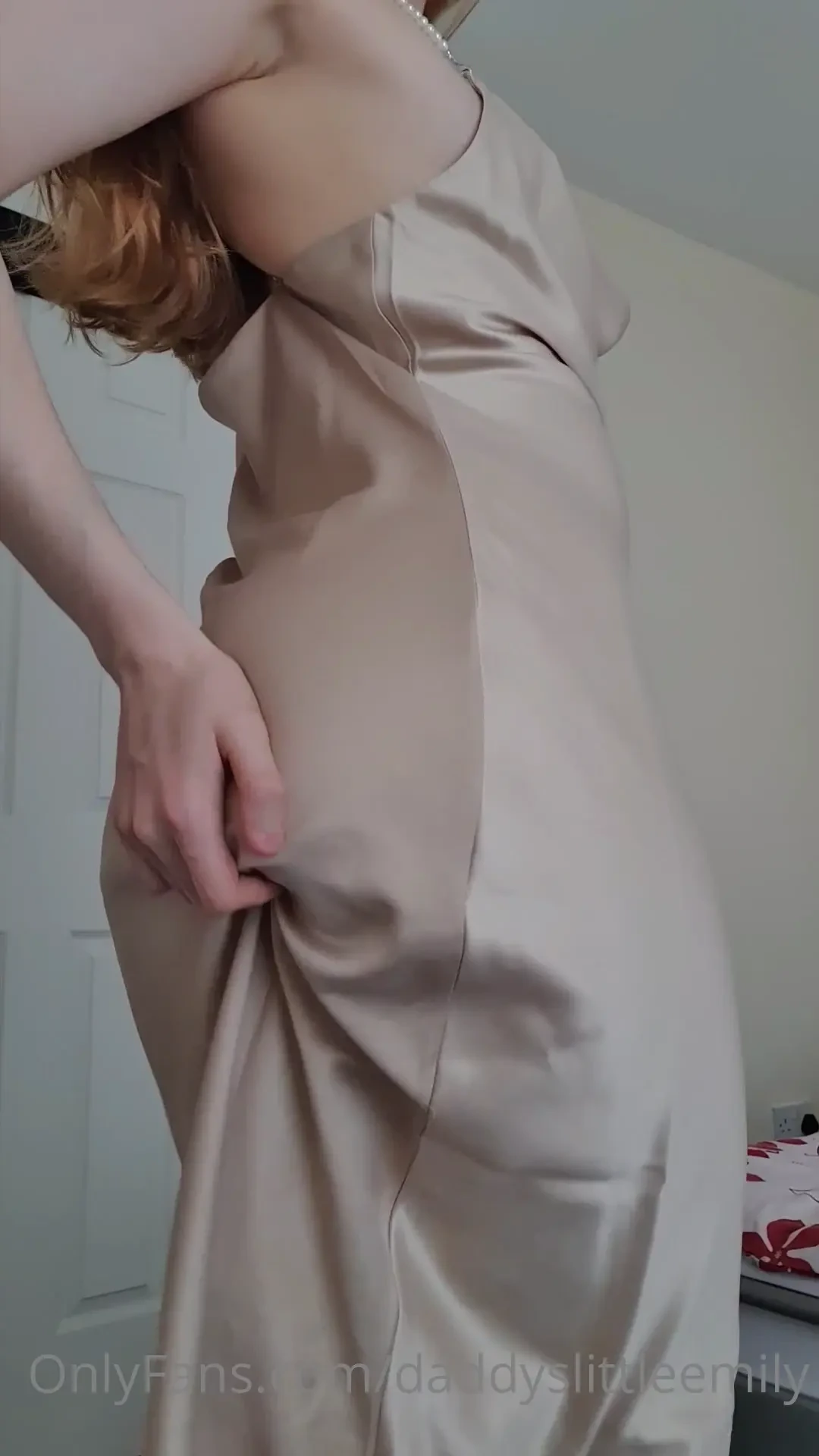 Love the silk against my skin 