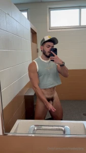 Quick pit stop at the gas station