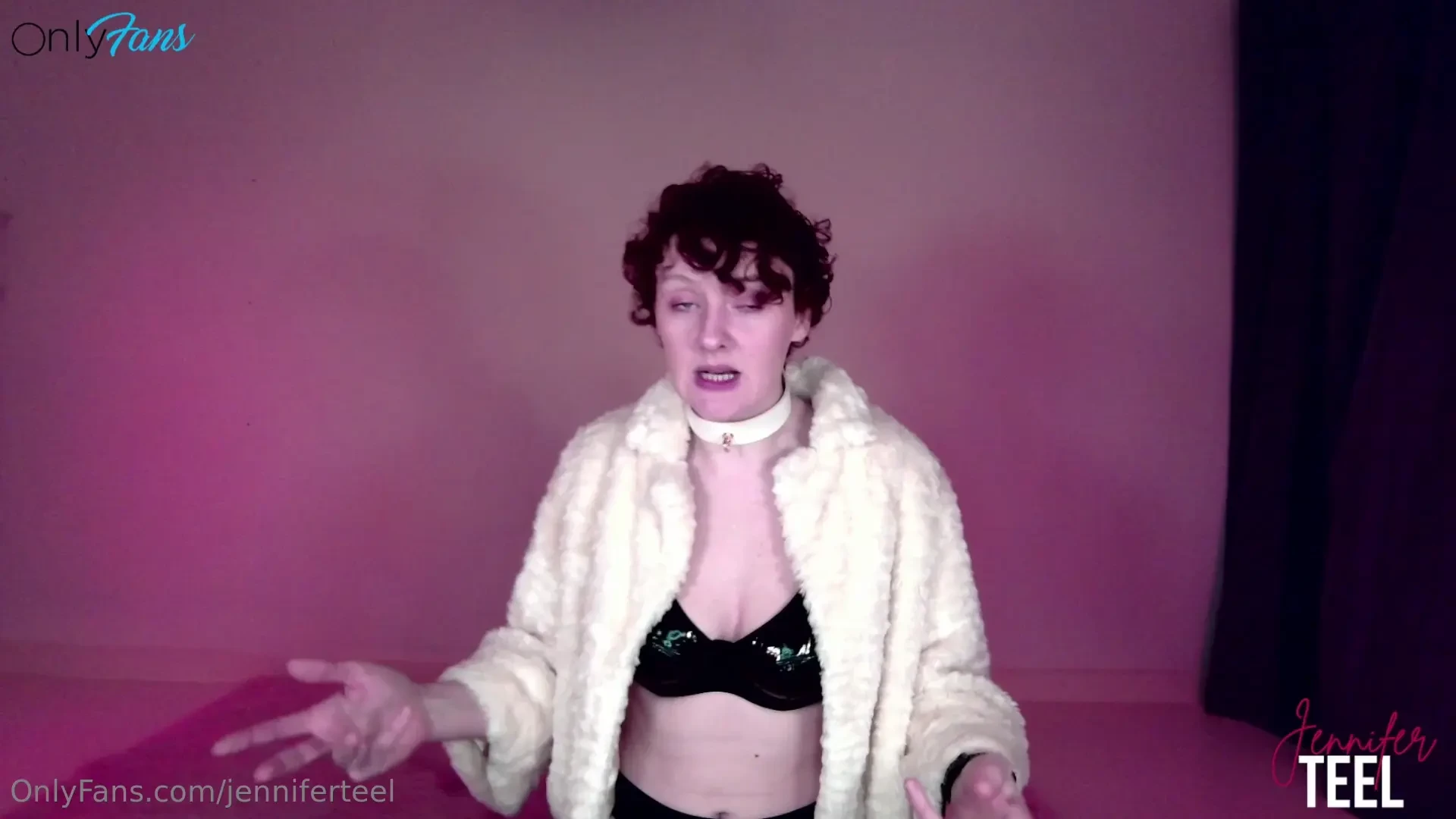 Naughty jennifer has some exciting news she is going to make one free 