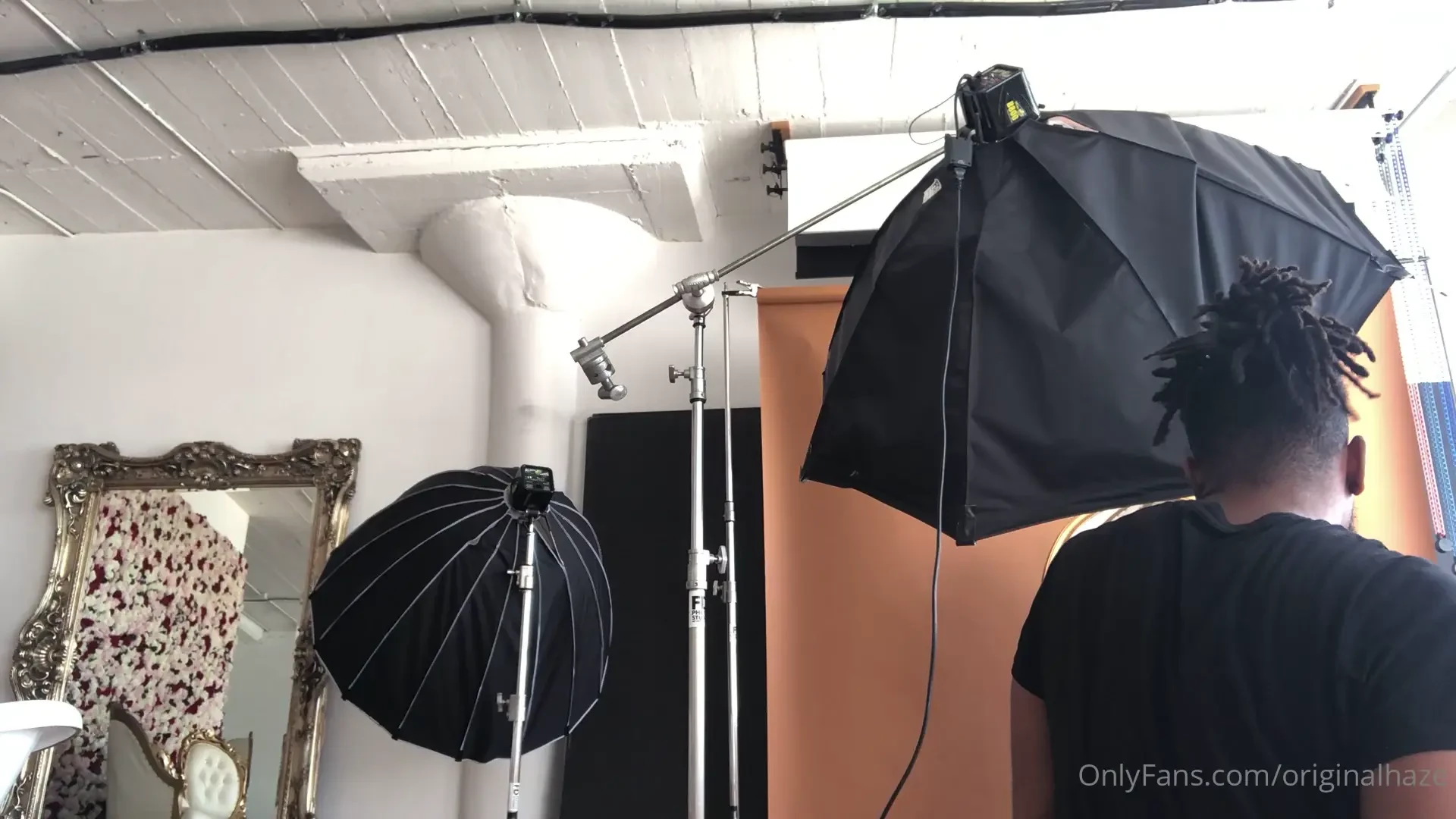 Some bts of the first shoot i styled creative directed and first 