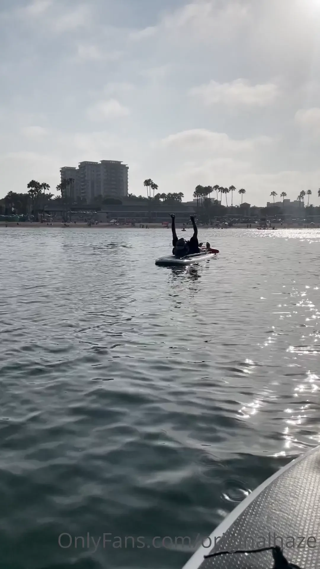 Went paddle boarding for the first time ever would def do it again 