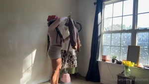 Did my first thrift haul vid so pressed to use my pink streamer and