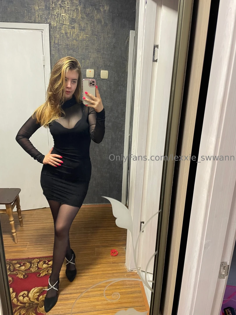 All dressed in black although what about my thoughts anything but 