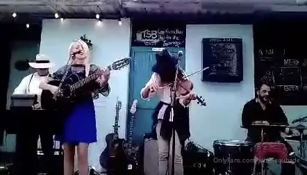 First time playing my new song caramel live at a show with my band of 