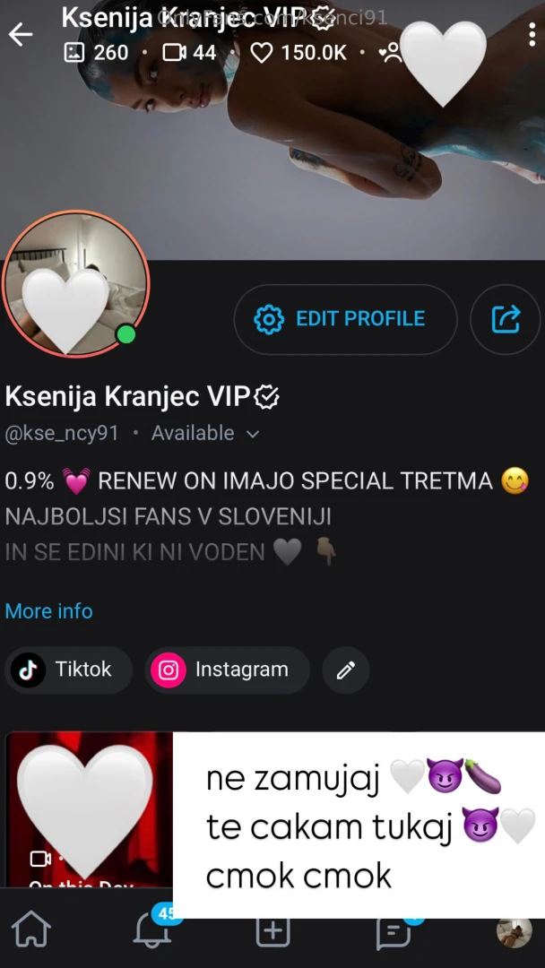 Https onlyfans com kse_ncy91 ne zamujaj javi se mi k se subbas i em 