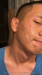 That was a lot of cum on my face