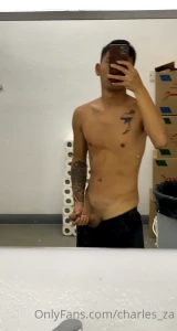 Got the showers to myself tonight wish someone would walk in and help