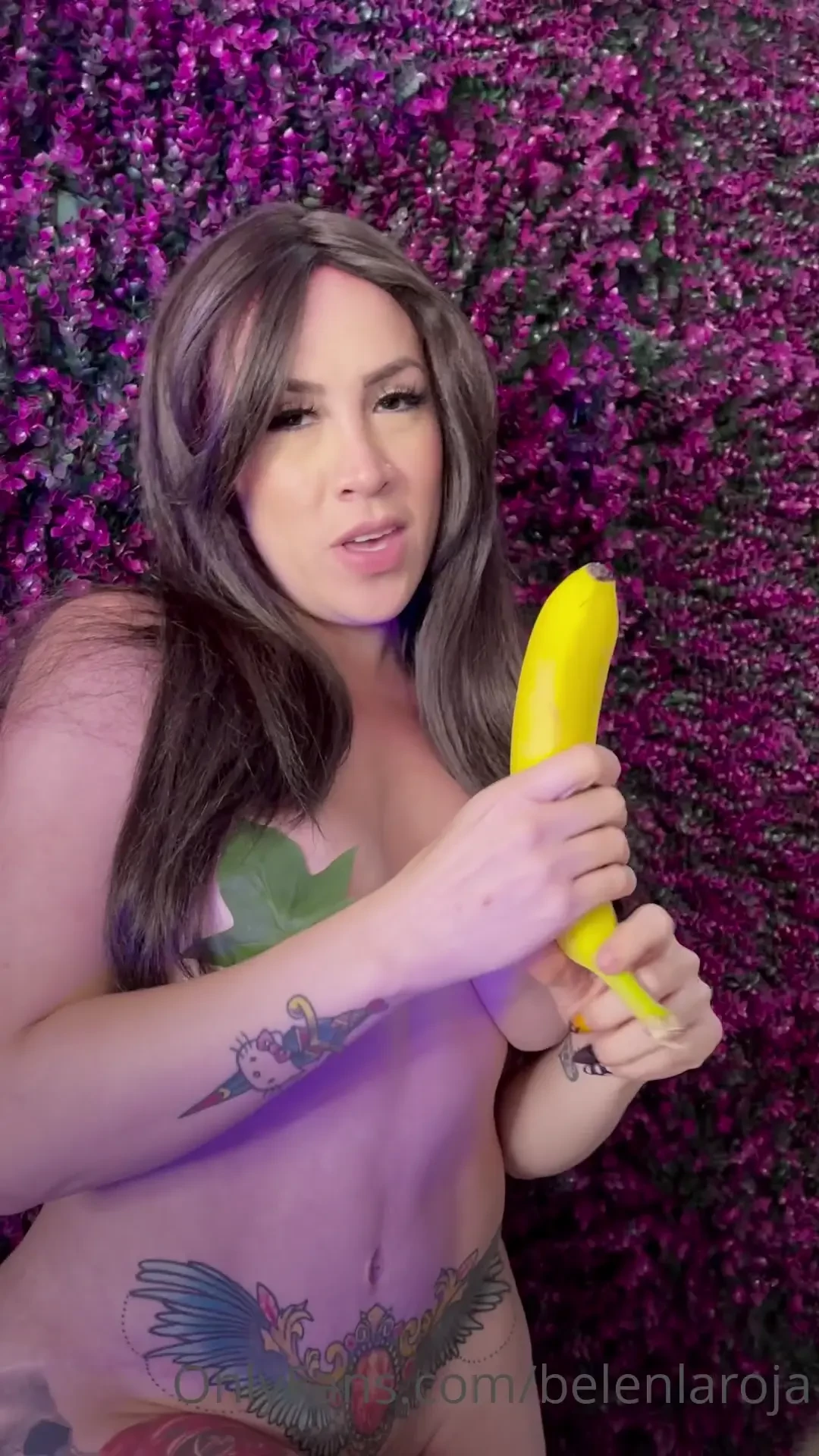 Ya por interno eva con banana 