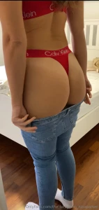 Jeans and ck thong is my fave combo on her nina parker part 4