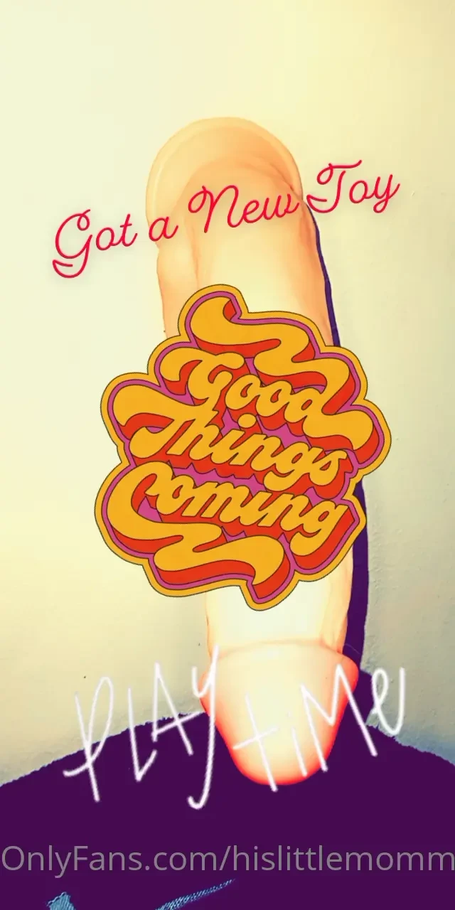 My new toy just came in you wanted to see me fuck myself i m making 