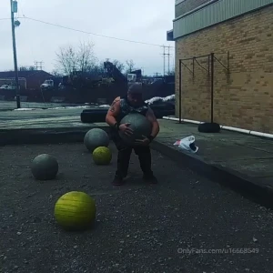 Doing strongman stuff stronger everday everyway