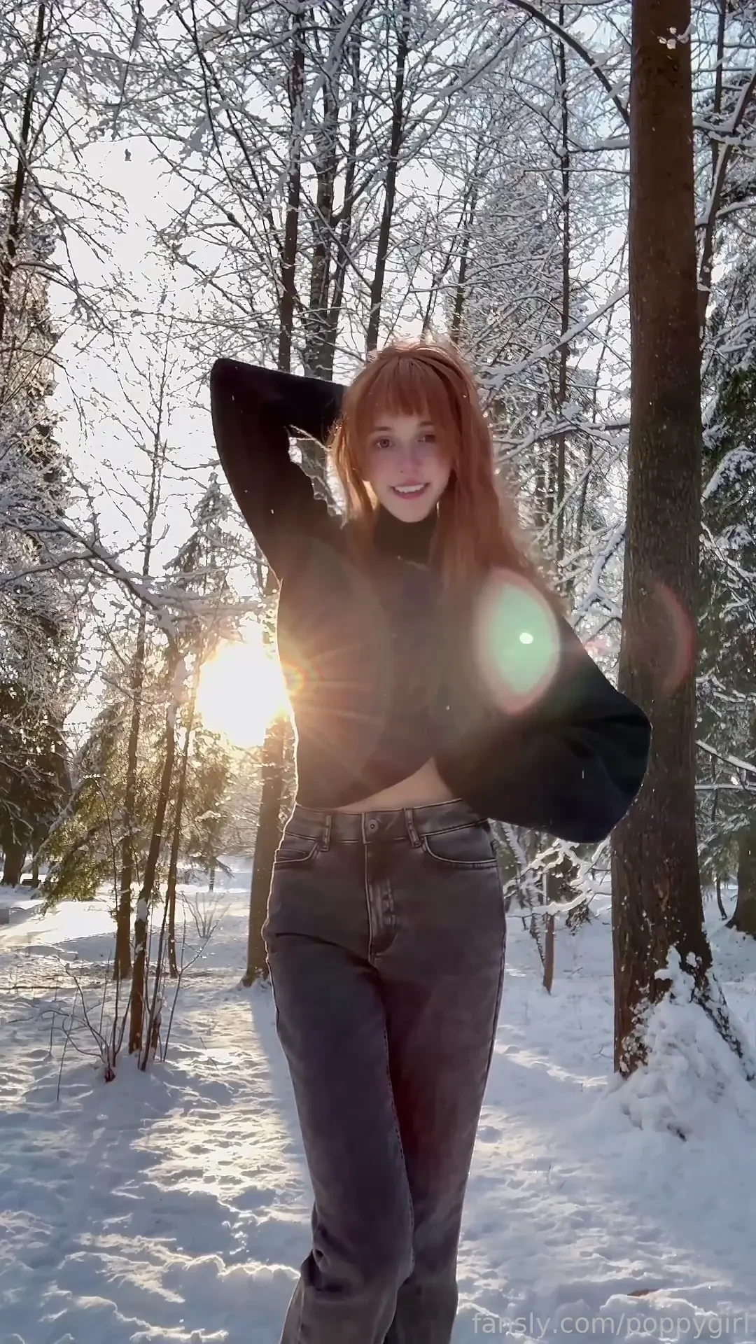 Do you like freaky girls flashing tits outdoor is fun _ fyp selfie 