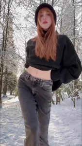 Do you like freaky girls flashing tits outdoor is fun _ fyp selfie part 1