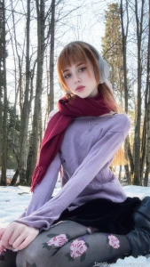 Spring is coming fyp selfie redhead longhair pale young petite part 2