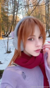 Spring is coming fyp selfie redhead longhair pale young petite