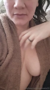 All alone and horny i need you to play with my tits i want it a little