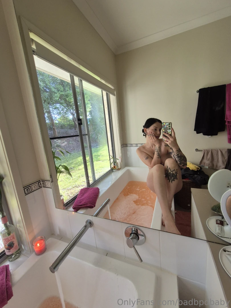 The water s hot but it s missing one thing care to join me 