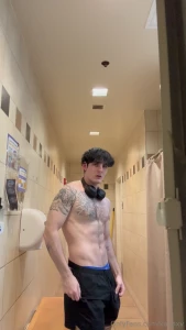 I was so sweaty after the gym today