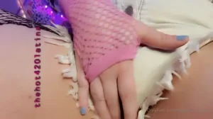 You wish you could see my pretty pierced pussy amp me make myself cum