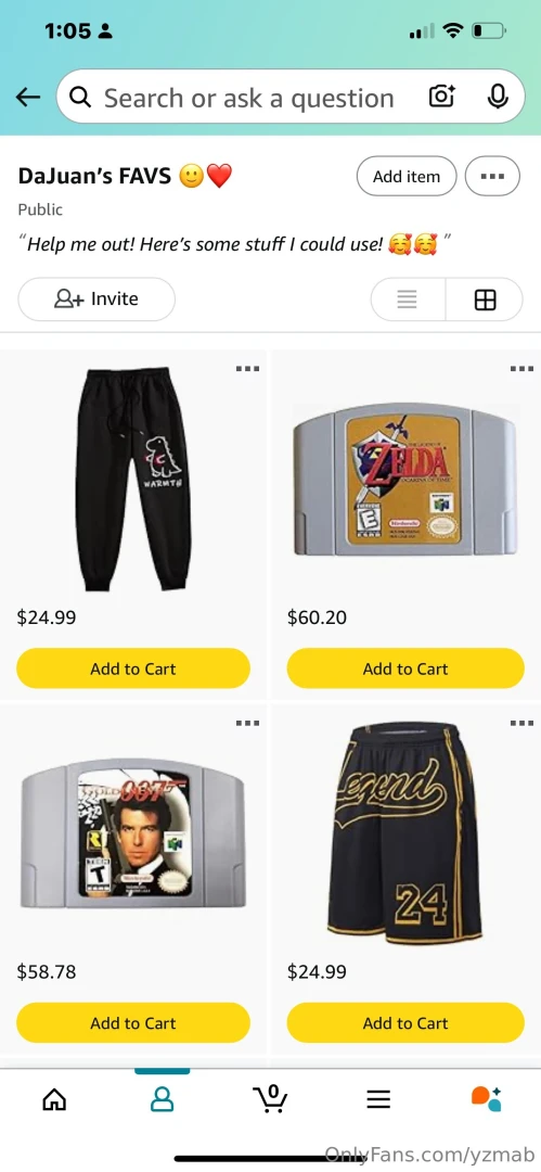 It s march 1st my birthday is 5 days heres my amazon wish list click 
