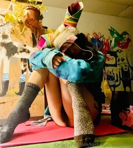 I hoped my cute rabbit hat with the rainbows was enough to capture the