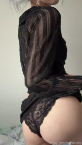 Goth gf undressing pulling down my skirt and giving you up close