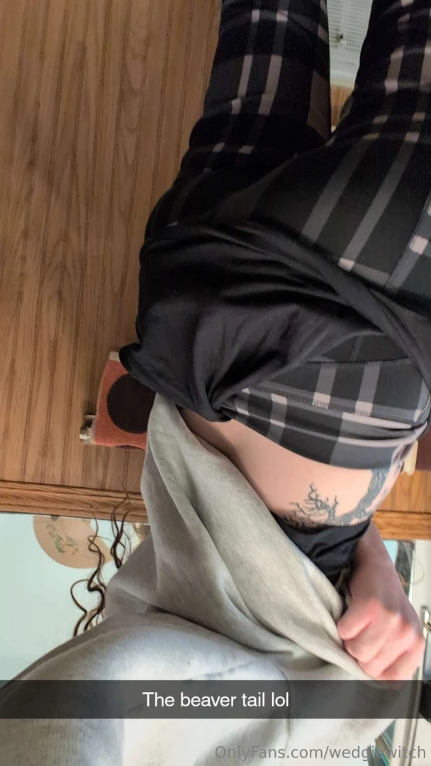 Hanging wedgie totally destroyed these panties 