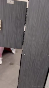 I got caught rubbing myself and getting really wet in changing room