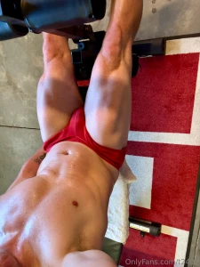 Yesterday s sweaty workout and just getting ready for work this part 6