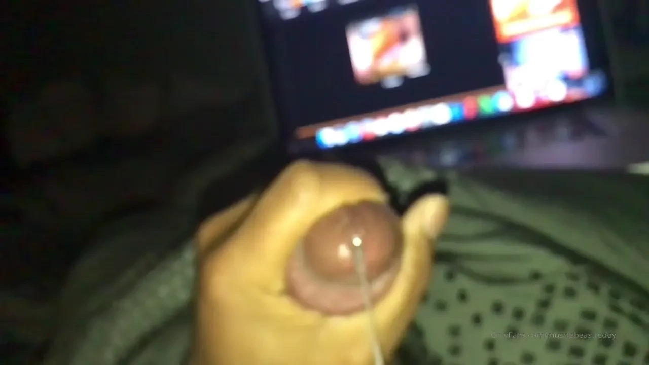 Quarantined and backed up slow motion cum shot 